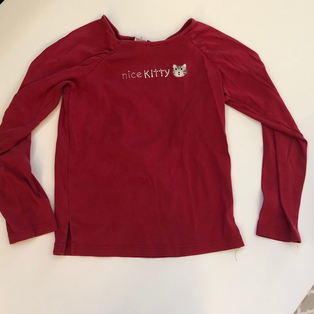 Gymboree nice kitty shirt size 9
